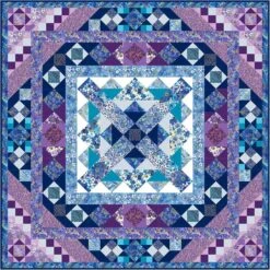 Belle Blossoms - Metallic Impressions - Benartex - Block Of The Month