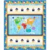 Home Sweet Home Quilt - Stacey Day - What A World - P&B Textiles - Kit