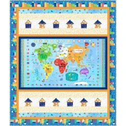 Home Sweet Home Quilt - Stacey Day - What A World - P&B Textiles - Kit