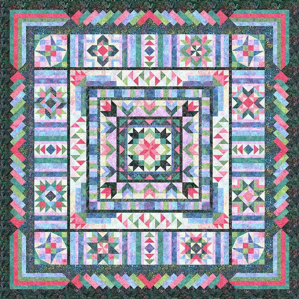 Mayfair Tonga Batik - Wing And A Prayer Designs - Timeless Treasures - Block Of The Month 1 Mayfair Tonga Batik - Wing And A Prayer Designs - Timeless Treasures - Block Of The Month