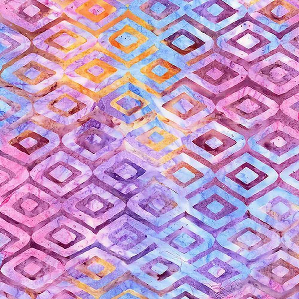 Timeless Treasures - Tonga Batiks - Mayfair - Royal Diamonds - 108" Wide Yardage 1 Timeless Treasures - Tonga Batiks - Mayfair - Royal Diamonds - 108" Wide Yardage