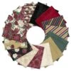 Crimson Blooms - Beth Grove - Wilmington Prints - 15-Piece Fat Quarter Fabric Pack