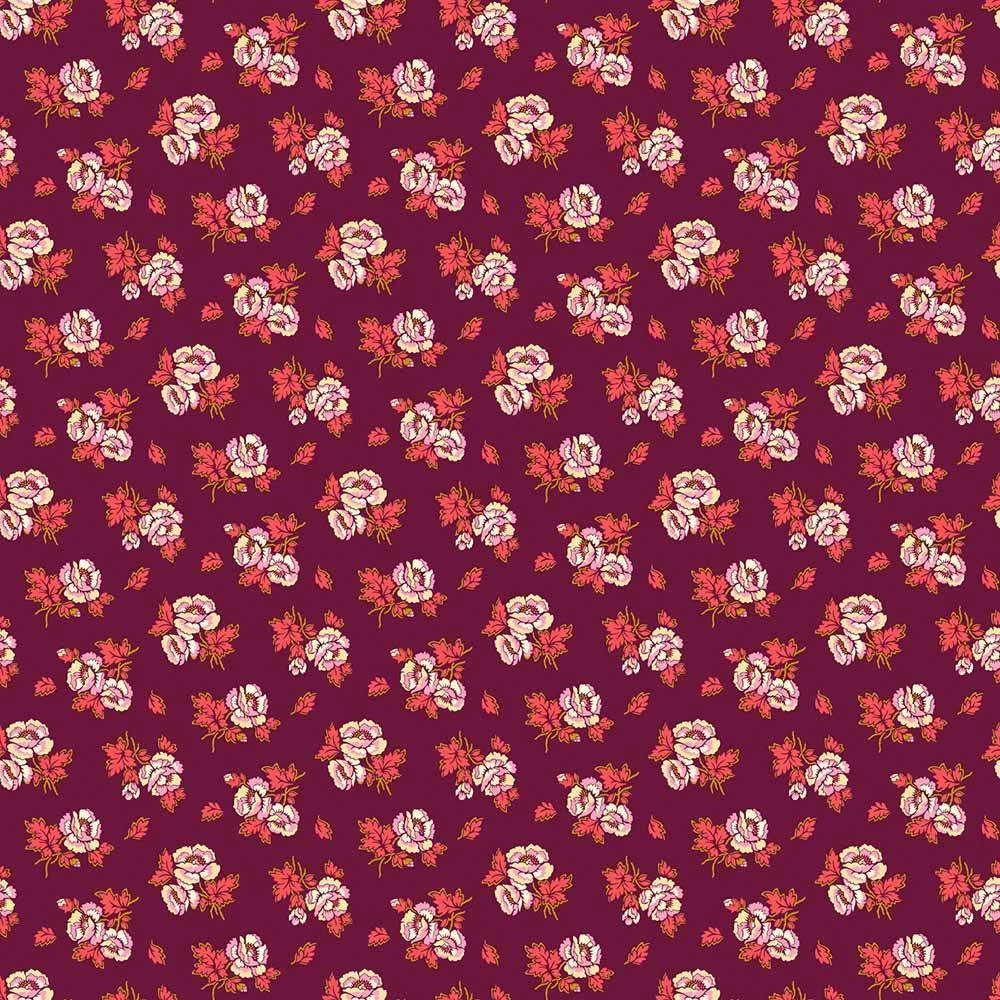 Figo Fabrics - Wild Abandon By Heather Bailey - Unbound - Plum - Yardage 1 Figo Fabrics - Wild Abandon By Heather Bailey - Unbound - Plum - Yardage