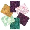Keepsake Quilting 2025 - Batik Berry Bliss Challenge - 6 Piece - Fat Quarter Medley