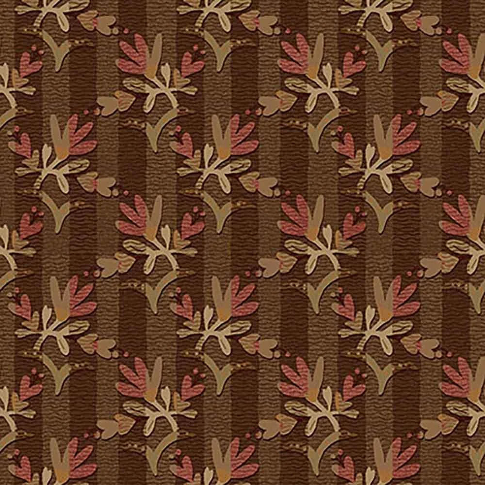 Henry Glass & Co. - Froth And Bubble - Stripey Floral - Brown - Yardage 1 Henry Glass & Co. - Froth And Bubble - Stripey Floral - Brown - Yardage