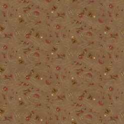 Henry Glass & Co. - Froth And Bubble - Swirly Words Novelty - Olive - Yardage