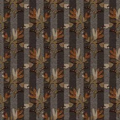 Henry Glass & Co. - Froth And Bubble - Stripey Floral - Slate Blue - Yardage