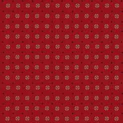 Henry Glass & Co. - Quiet Grace By Kim Diehl- Tilted Boxes - Cranberry - Yardage