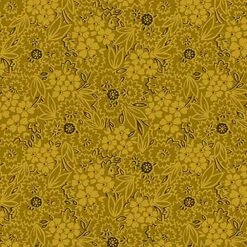 Henry Glass & Co. - Quiet Grace By Kim Diehl- Scatter Garden - Gold - Yardage