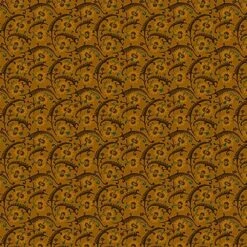 Henry Glass & Co. - Quiet Grace By Kim Diehl- Vintage Floral - Chestnut - Yardage