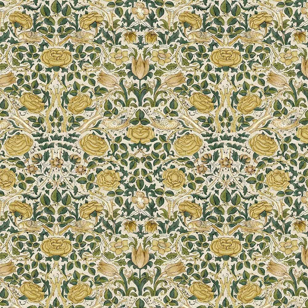 FreeSpirit Fabrics - Emery Walker By The Original Morris & Co. - Small Rose - Weld - Yardage 1 FreeSpirit Fabrics - Emery Walker By The Original Morris & Co. - Small Rose - Weld - Yardage