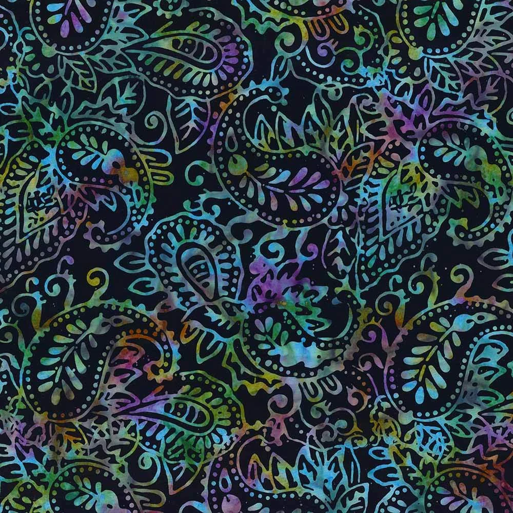 Wilmington Prints - 1.5 Yard Cut Paisley Batik 1 Wilmington Prints - 1.5 Yard Cut Paisley Batik