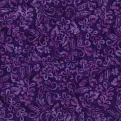Wilmington Prints - Mystic Vineyard - Plumeria - Purple - Yardage