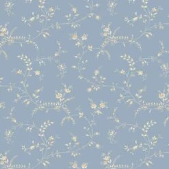 Marcus Fabrics - Trendy Toile - Wispy Blue - 1.5 Yard Cut