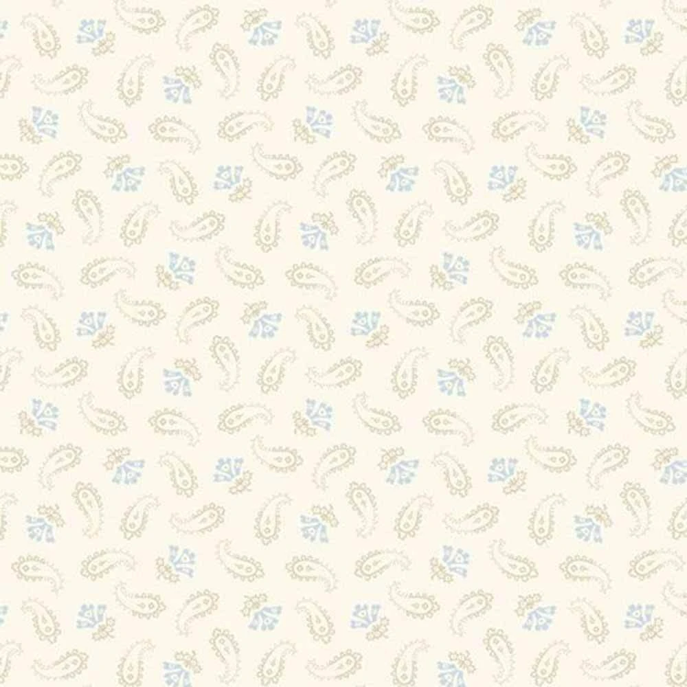 Marcus Fabrics - Trendy Toile By Monika Zhu - Petite Paisley - Cream - Yardage 1 Marcus Fabrics - Trendy Toile By Monika Zhu - Petite Paisley - Cream - Yardage