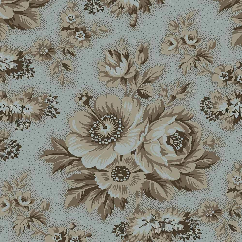 Maywood Studio - Dark & Stormy - Large Floral - Blue - Yardage 1 Maywood Studio - Dark & Stormy - Large Floral - Blue - Yardage