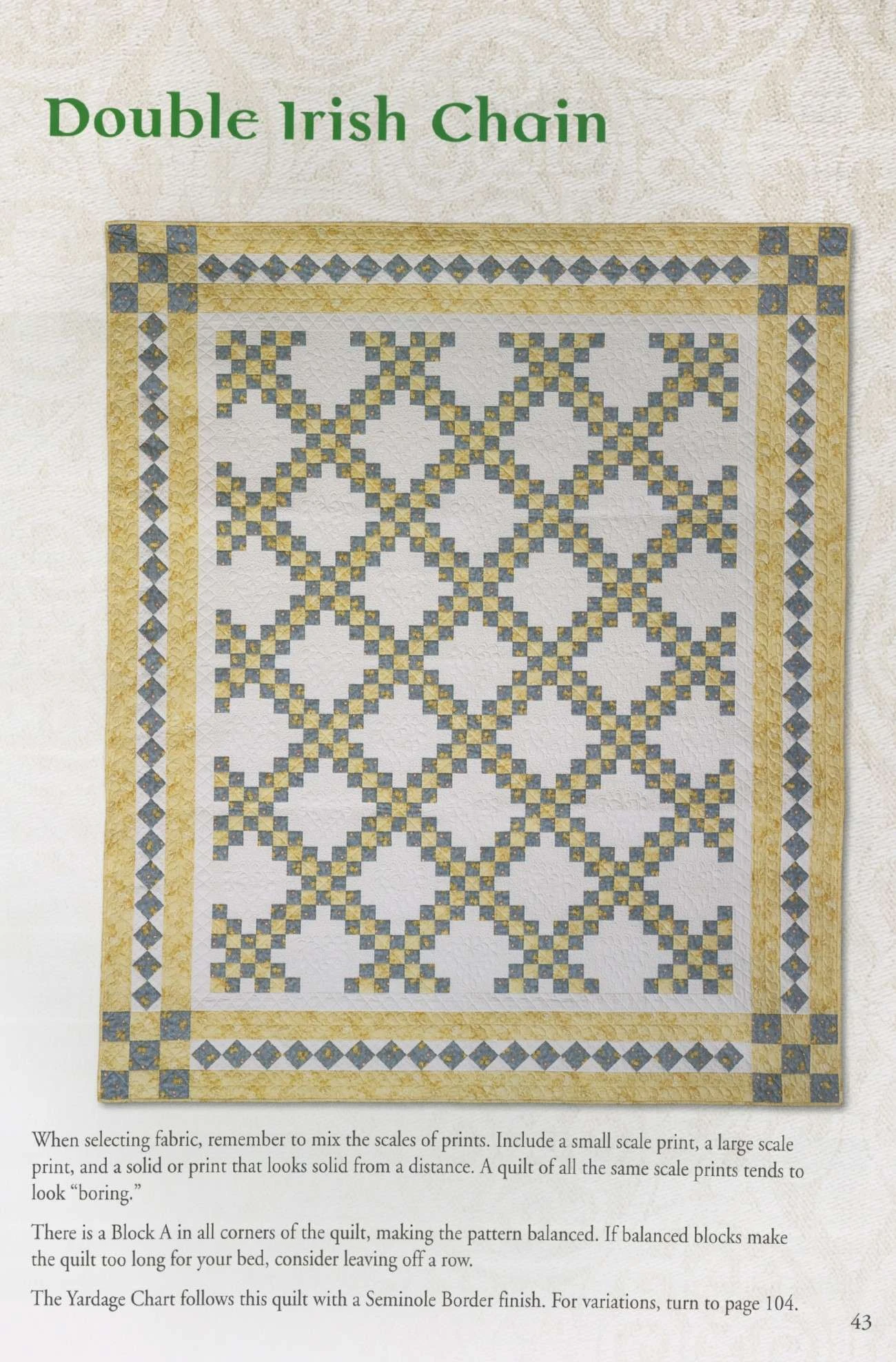 Irish Chain - Softcover 5 Irish Chain - Softcover - Image 5