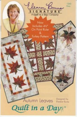 Autumn Leaves Quilt Pattern By Eleanor Burns