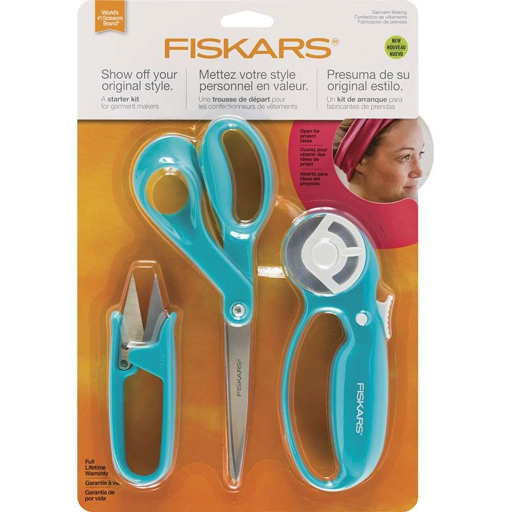 Fiskars Garment Sewing Fashion Starter Set 3pc 1 Fiskars Garment Sewing Fashion Starter Set 3pc