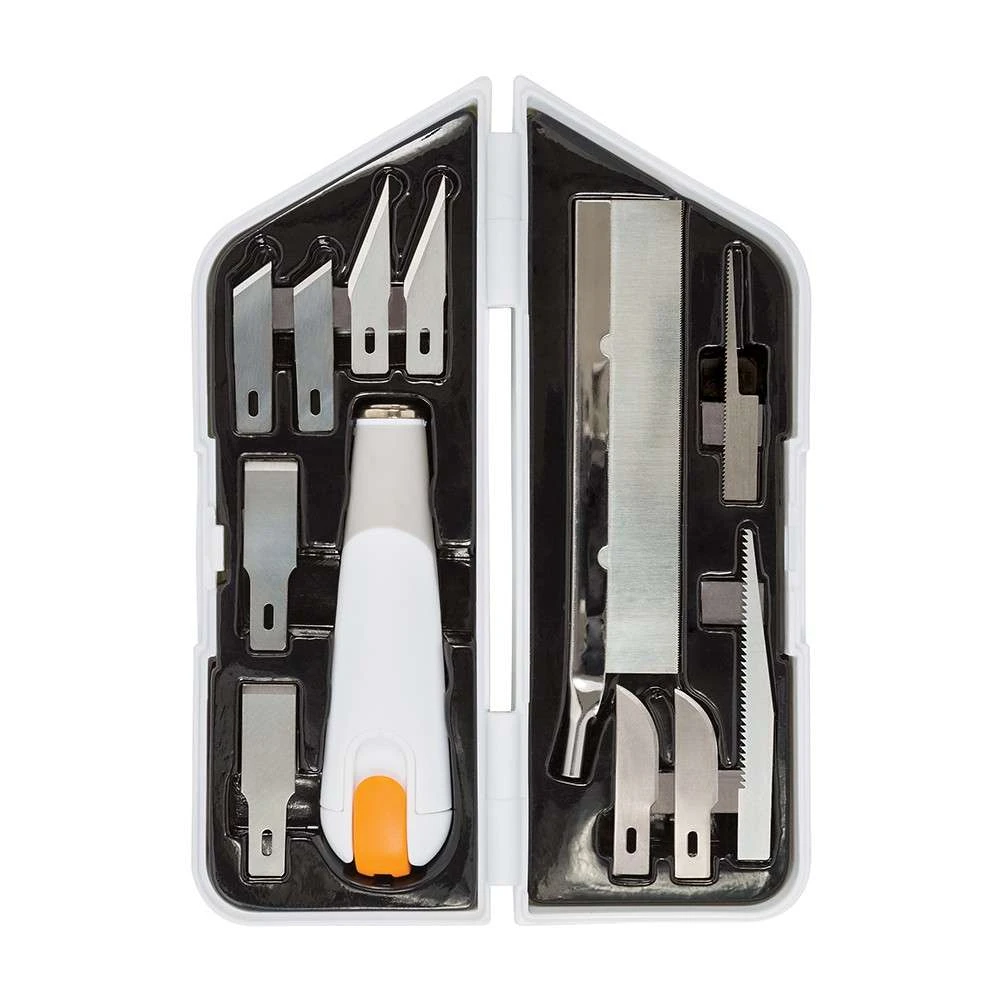 Fiskars Heavy-Duty Easy Change Detail Knife Set 11 Blades 1 Fiskars Heavy-Duty Easy Change Detail Knife Set 11 Blades
