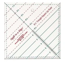 Triangle Square Up Ruler 6-1/2in