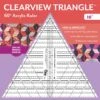 10in Clearview Triangle Ruler -Keepsake Quilting Shop 20329 01 51b98f29 2d9a 4174 964a e852379a5d33
