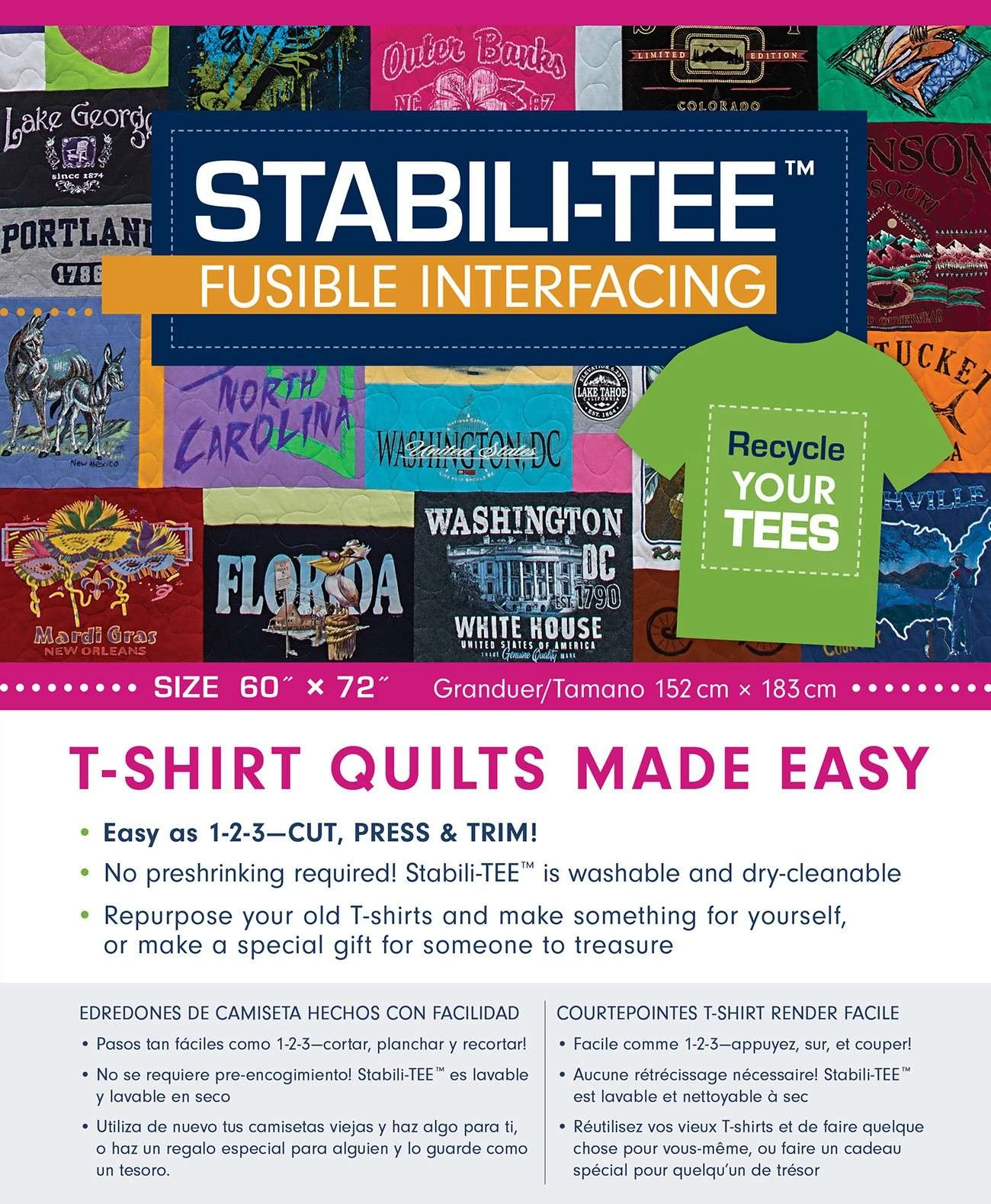 Stabili-TEE Fusible Interfacing Pack 1 Stabili-TEE Fusible Interfacing Pack