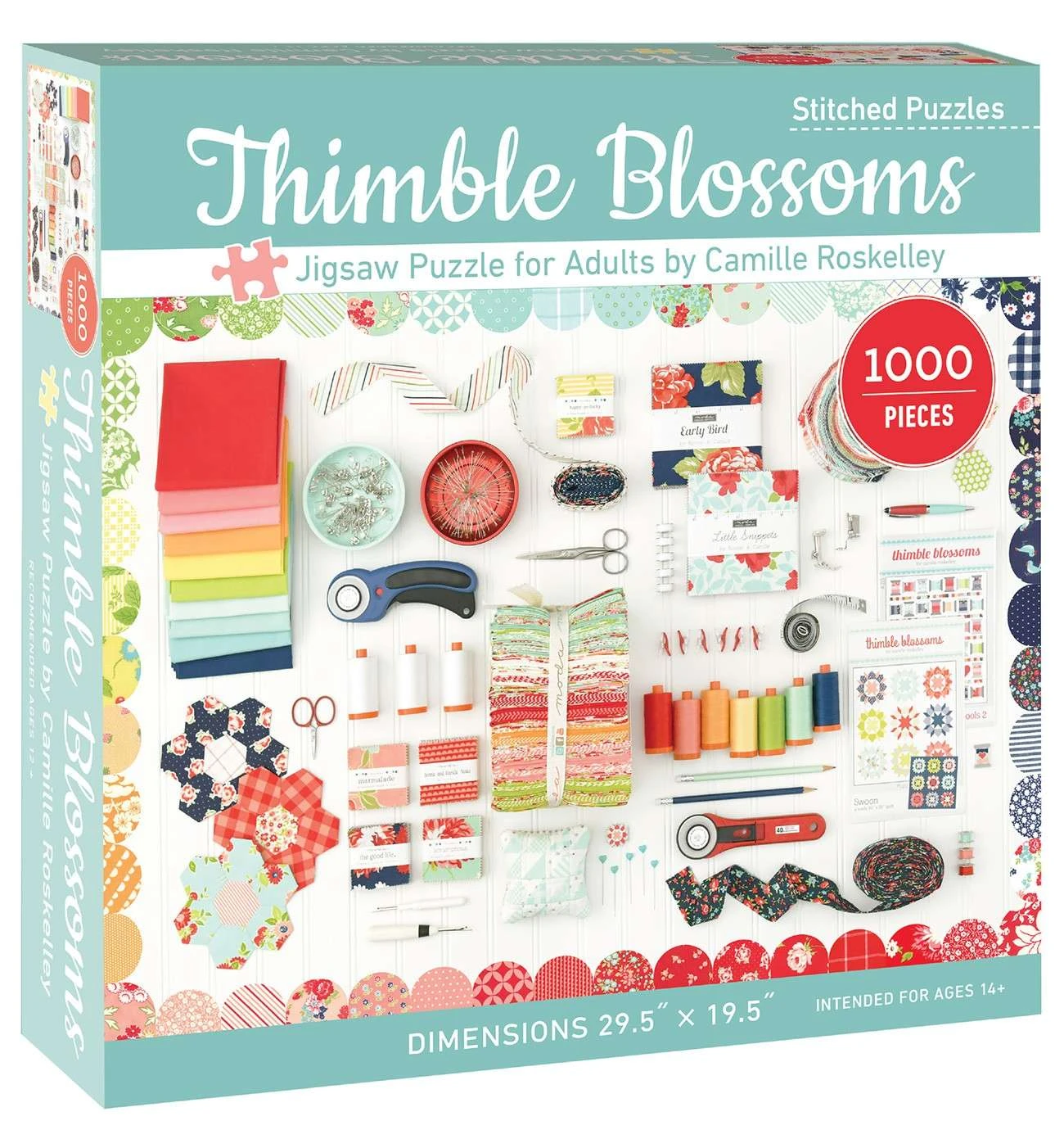 Thimble Blossoms Jigsaw Puzzle For Adult 1 Thimble Blossoms Jigsaw Puzzle For Adult
