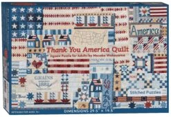 Thank You America Quilt Jigsaw Puzzle For Adults