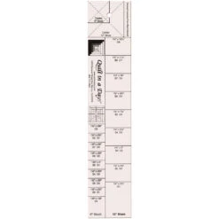 The Log Cabin Ruler 6in And 12in
