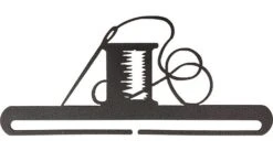 12in Needle & Thread Split Bottom Hanger Charcoal