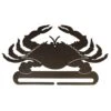 8in Split Bottom Holder Crab Charcoal