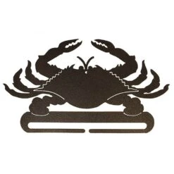 8in Split Bottom Holder Crab Charcoal