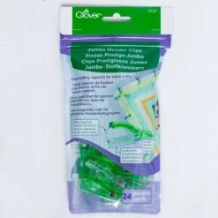 Clover Jumbo Wonder Clips; 2 1/4 Inches Long; 24 Per Package