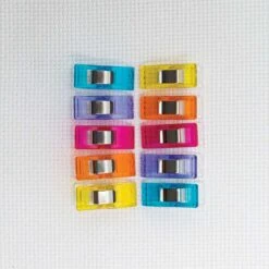 Clover Wonder Clips; Assorted Colors; 1 Inch Long; 50per Package -Keepsake Quilting Shop 3183CV 04