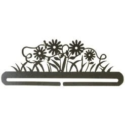 12in Daisy And Bee Split Bottom Charcoal