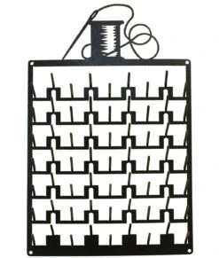 63 Pin Needle And Thread Spool Rack Charcoal
