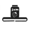 Jam Split Bottom Charcoal 6in Hanger
