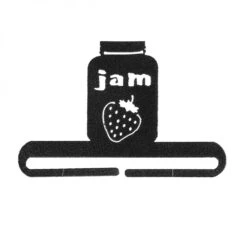 Jam Split Bottom Charcoal 6in Hanger