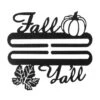 Fall Ya'll Bell Pull Charcoal 6in Hanger 4 Fall Ya'll Bell Pull Charcoal 6in Hanger -Keepsake Quilting Shop 37852 01