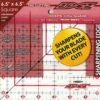 The Cutting Edge Sharpening Edge Ruler 6-1/2in Square -Keepsake Quilting Shop 38176 01