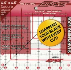 The Cutting Edge Sharpening Edge Ruler 6-1/2in Square