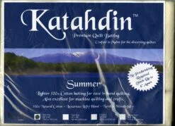 Katahdin Premium 100% Cotton Batting - Summer 3oz - 45in X 60in