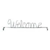12in Welcome Fabric Holder