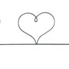 12in Triple Heart Fabric Holder