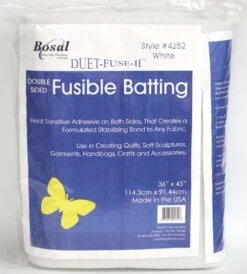 Bosal Duet Fuse II Double Sided Fusible Batting 36in X 45in