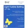 Bosal Single Sided Light Fusible Batting 4.7oz 45in X 36in