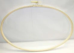 Quilting / Embroidery Hoop Wood 16in X 27in Oval