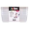4 Pack Long XL Bins W Lids