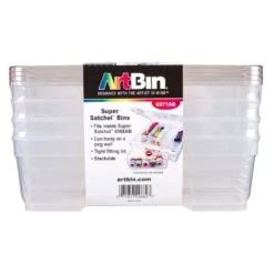 4 Pack Long XL Bins W Lids